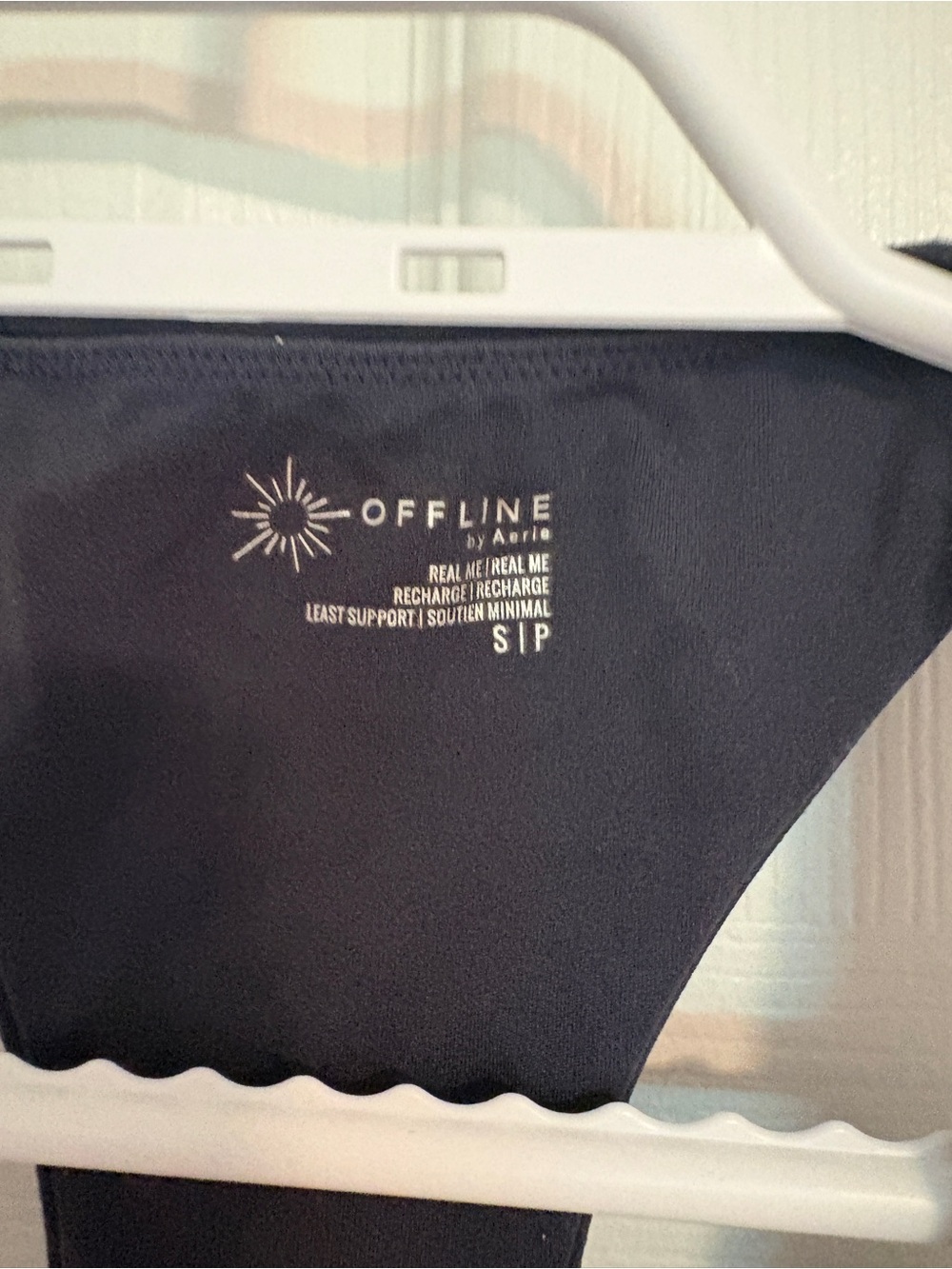aerie Black Racerback Sports Bra - Picture 5 of 5
